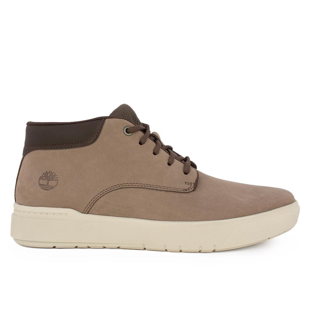 TIMBERLAND ΑΝΔΡΙΚΑ ΔΕΡΜΑΤΙΝΑ ΜΠΟΤΑΚΙΑ SENECA BAY MID A69M1 EL81 GREY NUBUCK
