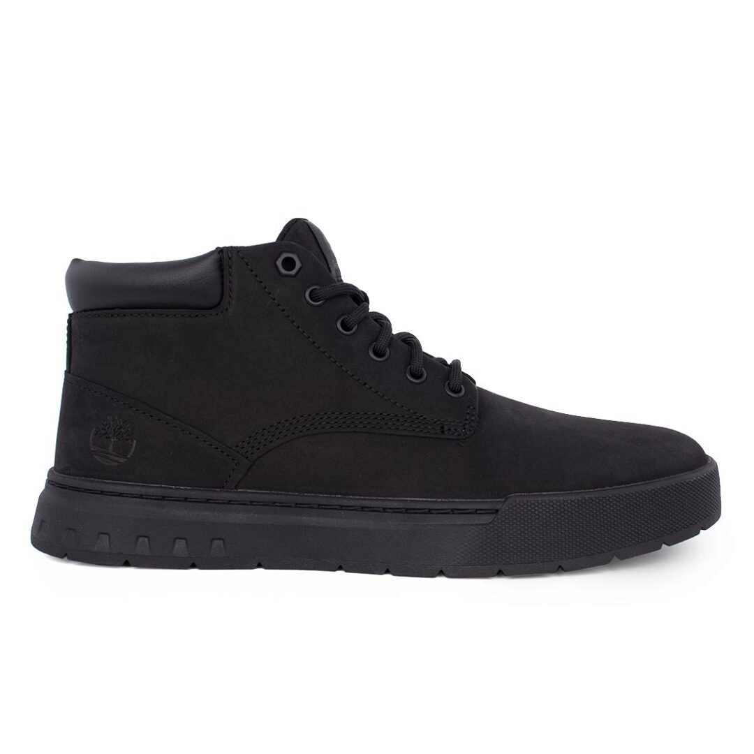 TIMBERLAND ΑΝΔΡΙΚΑ ΔΕΡΜΑΤΙΝΑ ΜΠΟΤΑΚΙΑ MAPLE GROVE MID LACE UP A658N 0011 BLACK