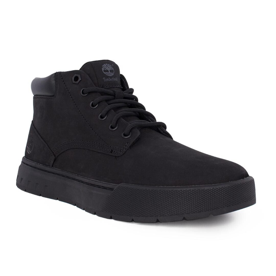 TIMBERLAND ΑΝΔΡΙΚΑ ΔΕΡΜΑΤΙΝΑ ΜΠΟΤΑΚΙΑ MAPLE GROVE MID LACE UP A658N 0011 BLACK - Image 2