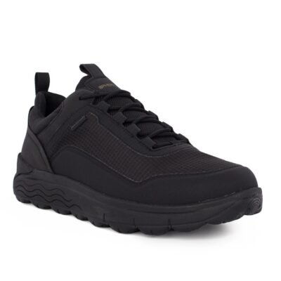 GEOX ΑΝΔΡΙΚΑ ΔΕΡΜΑΤΙΝΑ ΑΔΙΑΒΡΟΧΑ SNEAKERS U SPHERICA 4x4 B ABX A BLACK - Image 2