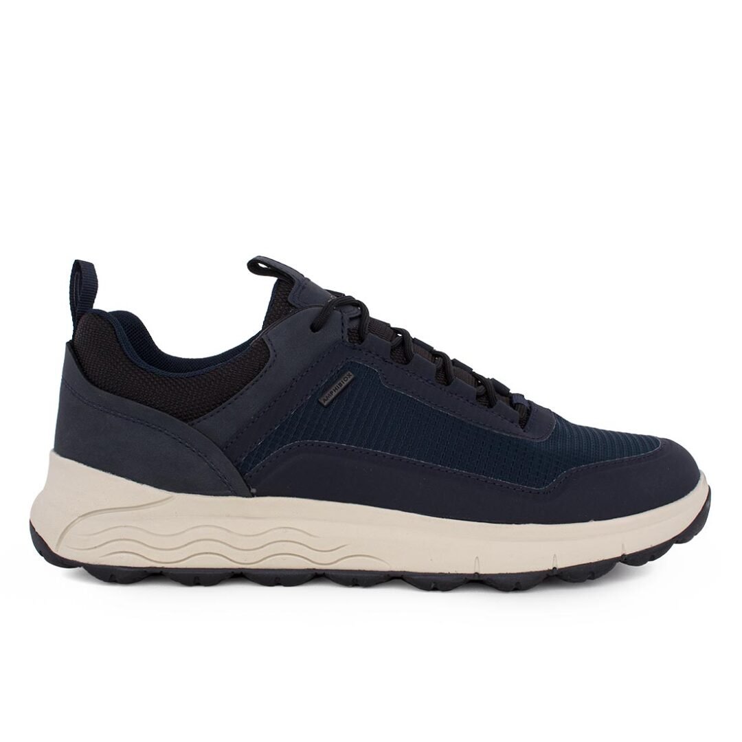 GEOX ΑΝΔΡΙΚΑ ΔΕΡΜΑΤΙΝΑ ΑΔΙΑΒΡΟΧΑ SNEAKERS U SPHERICA 4x4 B ABX A NAVY