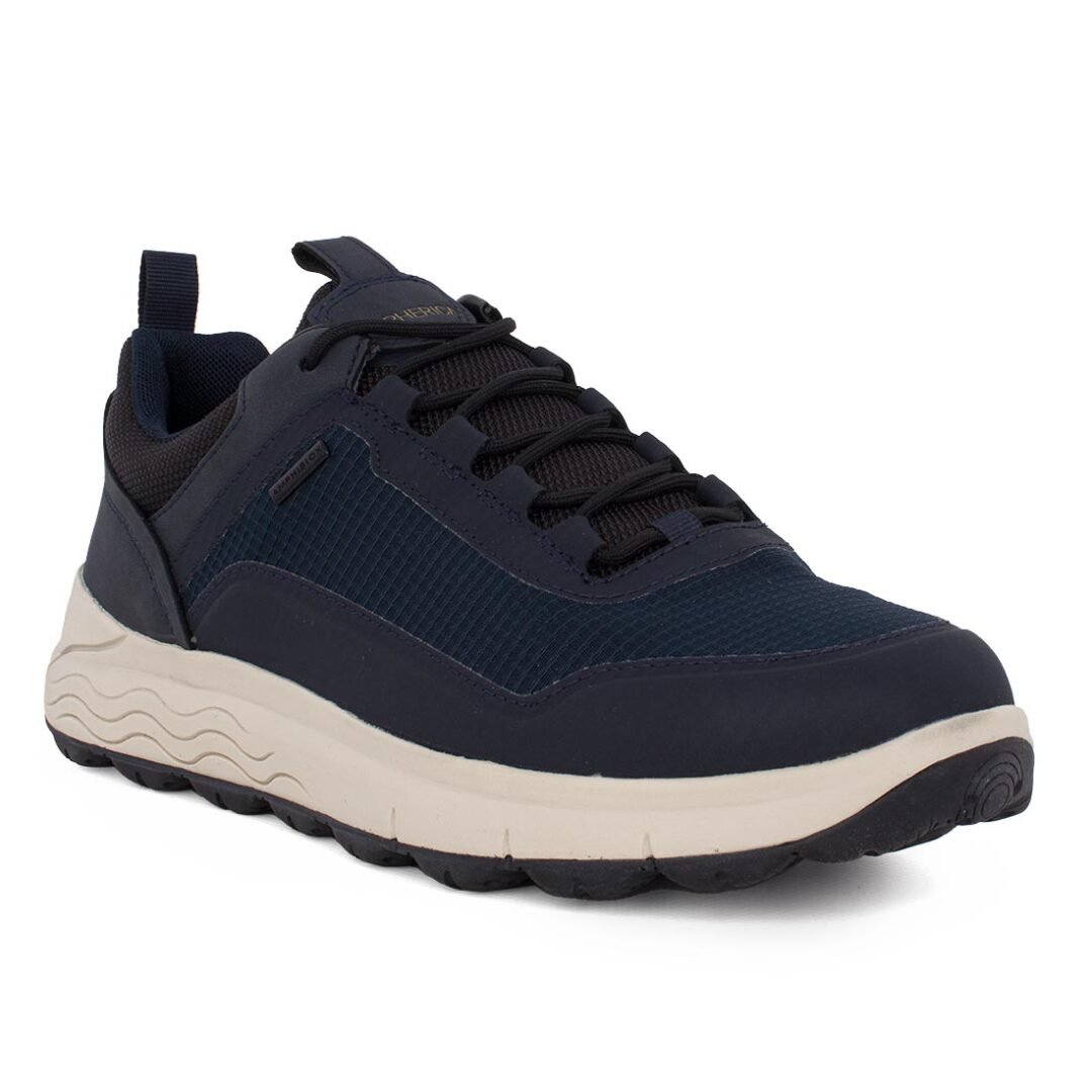 GEOX ΑΝΔΡΙΚΑ ΔΕΡΜΑΤΙΝΑ ΑΔΙΑΒΡΟΧΑ SNEAKERS U SPHERICA 4x4 B ABX A NAVY - Image 2