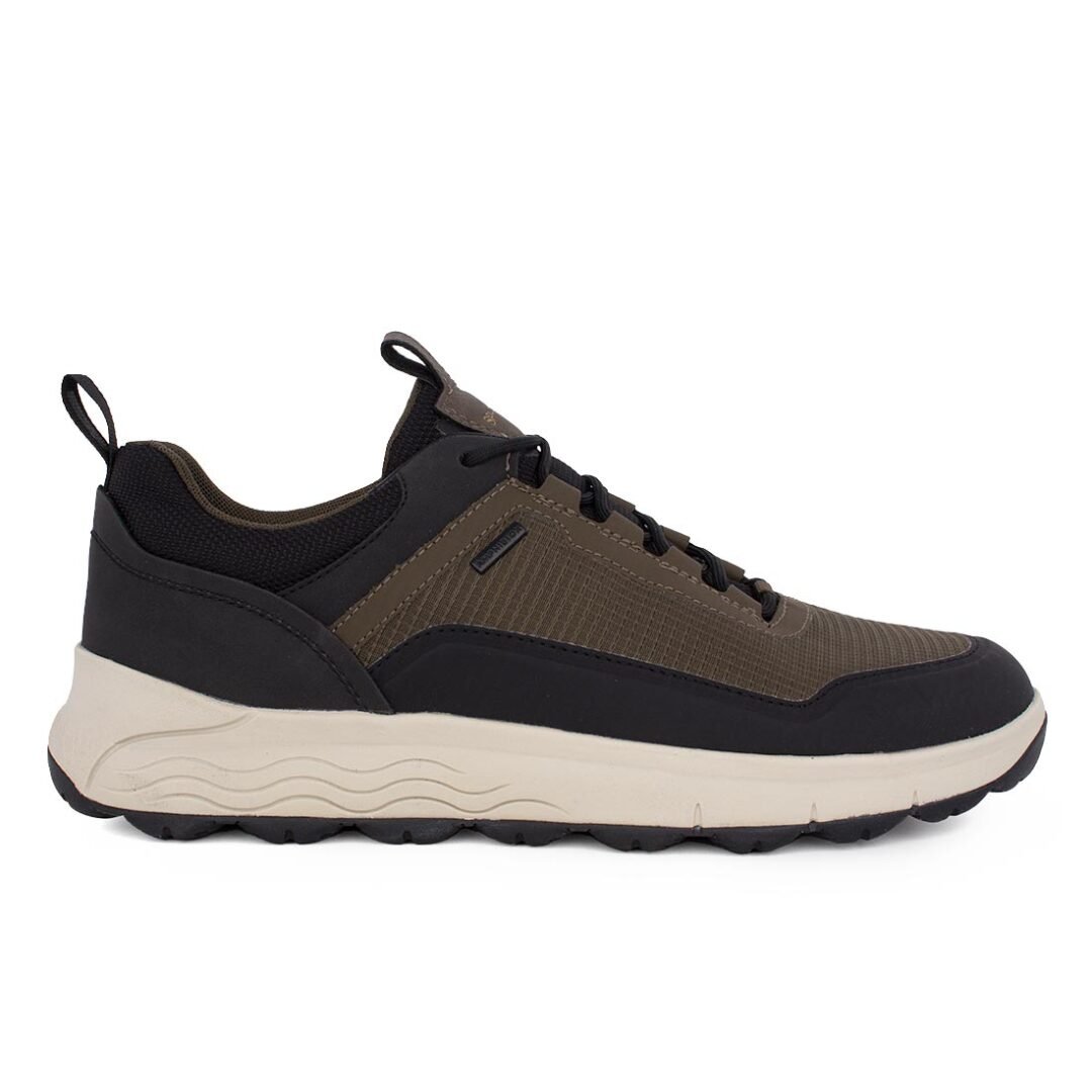 GEOX ΑΝΔΡΙΚΑ ΔΕΡΜΑΤΙΝΑ ΑΔΙΑΒΡΟΧΑ SNEAKERS U SPHERICA 4x4 B ABX A MILITARY
