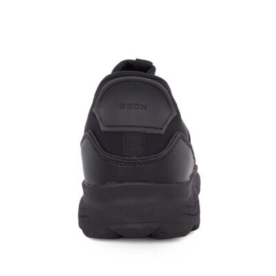 GEOX ΑΝΔΡΙΚΑ ΔΕΡΜΑΤΙΝΑ COMFORT SNEAKERS U SPHERICA PLUS A BLACK NAPPA/SUEDE - Image 4