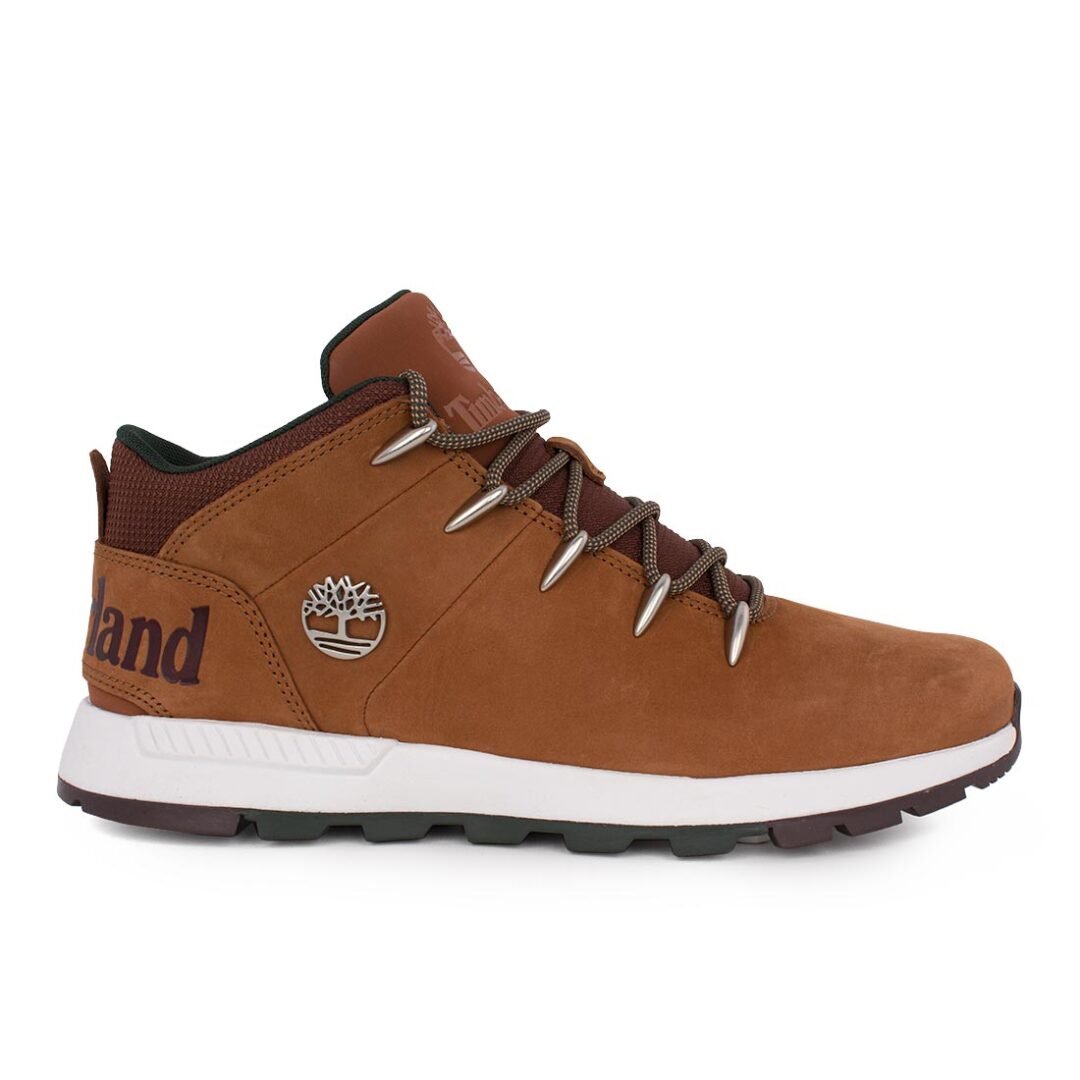 TIMBERLAND ΑΝΔΡΙΚΑ ΔΕΡΜΑΤΙΝΑ ΜΠΟΤΑΚΙΑ SPRINT TREKKER MID LACE UP A25DC F131 SADDLE