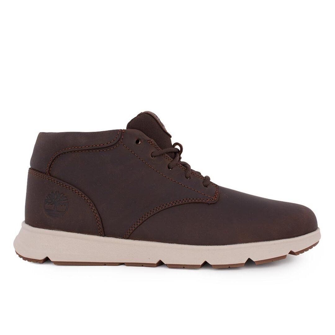 TIMBERLAND ΑΝΔΡΙΚΑ ΔΕΡΜΑΤΙΝΑ ΜΠΟΤΑΚΙΑ PARKER STREET MID LACE UP A6C7T W011 BROWN