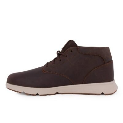 TIMBERLAND ΑΝΔΡΙΚΑ ΔΕΡΜΑΤΙΝΑ ΜΠΟΤΑΚΙΑ PARKER STREET MID LACE UP A6C7T W011 BROWN - Image 3