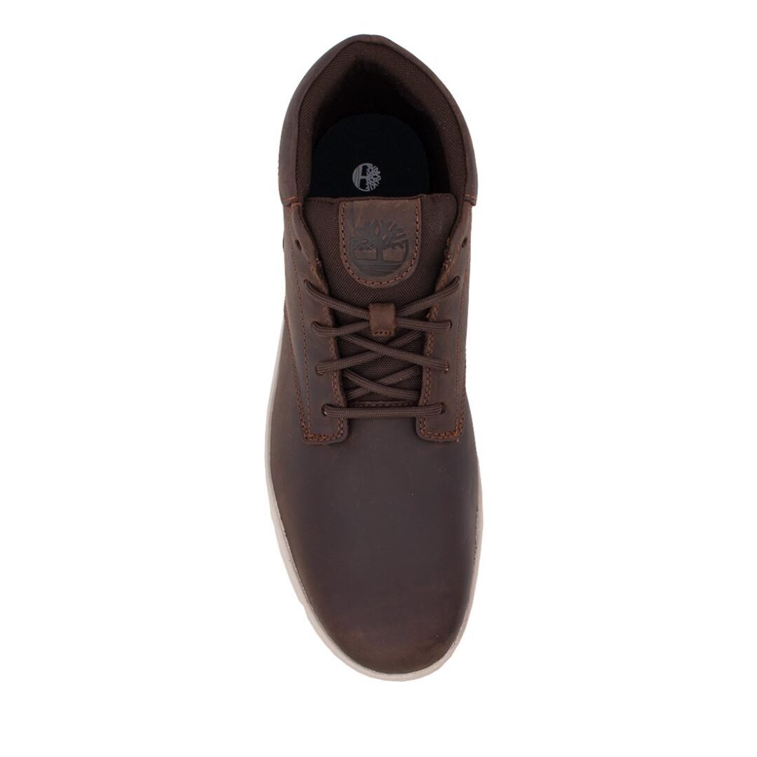 TIMBERLAND ΑΝΔΡΙΚΑ ΔΕΡΜΑΤΙΝΑ ΜΠΟΤΑΚΙΑ PARKER STREET MID LACE UP A6C7T W011 BROWN - Image 5