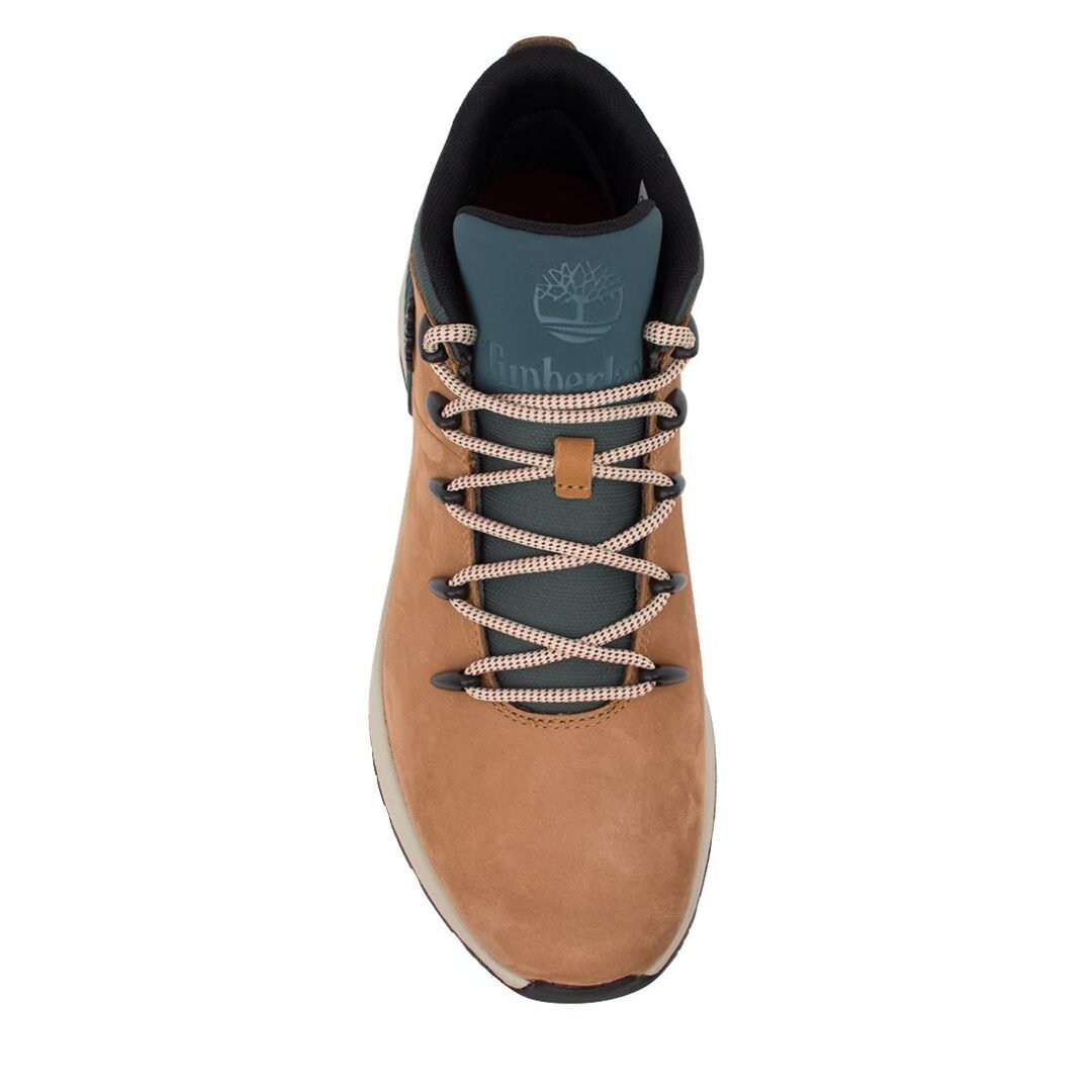 TIMBERLAND ΑΝΔΡΙΚΑ ΔΕΡΜΑΤΙΝΑ ΜΠΟΤΑΚΙΑ SPRINT TREKKER MID LACE UP A6DQD EUW1 MEDIUM BROWN WITH GREEN - Image 6