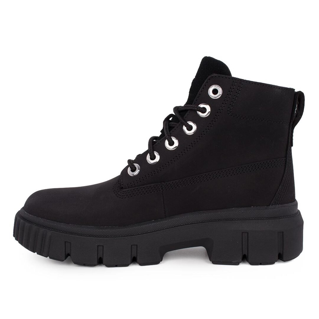 TIMBERLAND ΓΥΝΑΙΚΕΙΑ ΔΕΡΜΑΤΙΝΑ ΜΠΟΤΑΚΙΑ GREYFIELD MID LACE UP A5RNG 0011 BLACK - Image 3