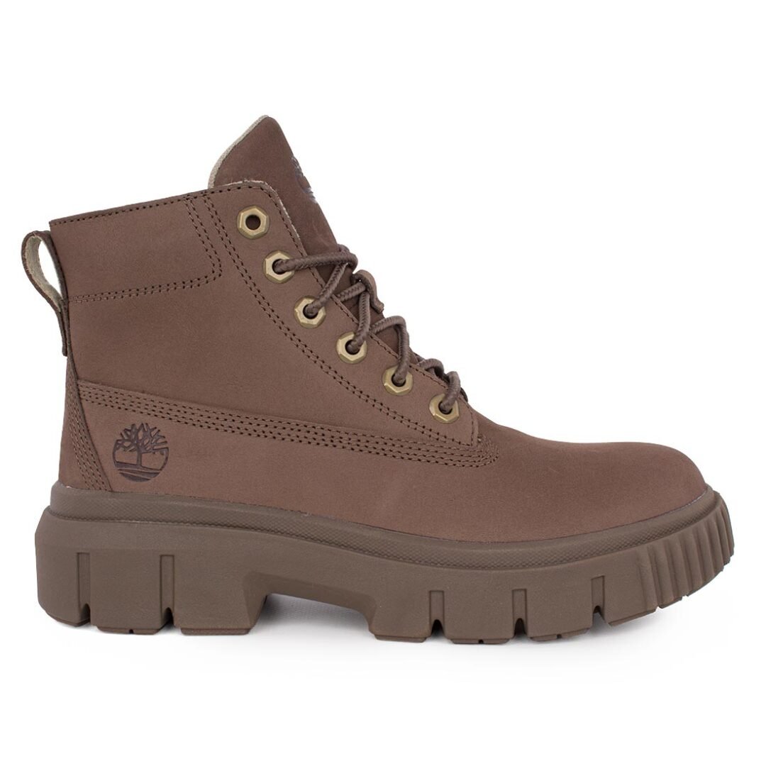 TIMBERLAND ΓΥΝΑΙΚΕΙΑ ΔΕΡΜΑΤΙΝΑ ΜΠΟΤΑΚΙΑ GREYFIELD MID LACE UP A2FT6 EM51 MEDIUM BROWN NUBUCK (TAUPE)