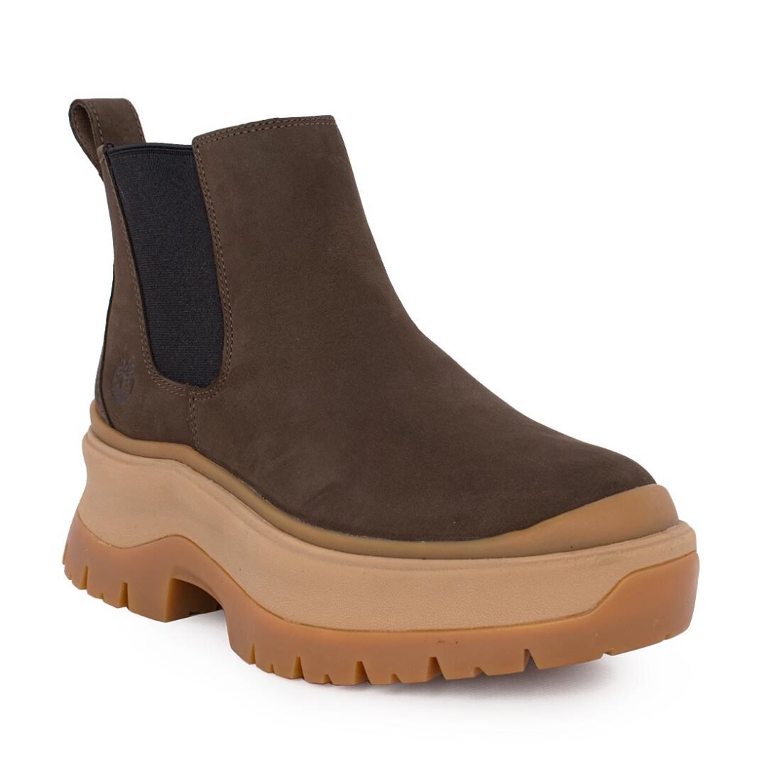 TIMBERLAND ΓΥΝΑΙΚΕΙΑ ΔΕΡΜΑΤΙΝΑ CHELSEA ΜΠΟΤΑΚΙΑ ROXIE LANE MID CHELSEA A28XM W071 DARK BROWN NUBUCK - Image 2