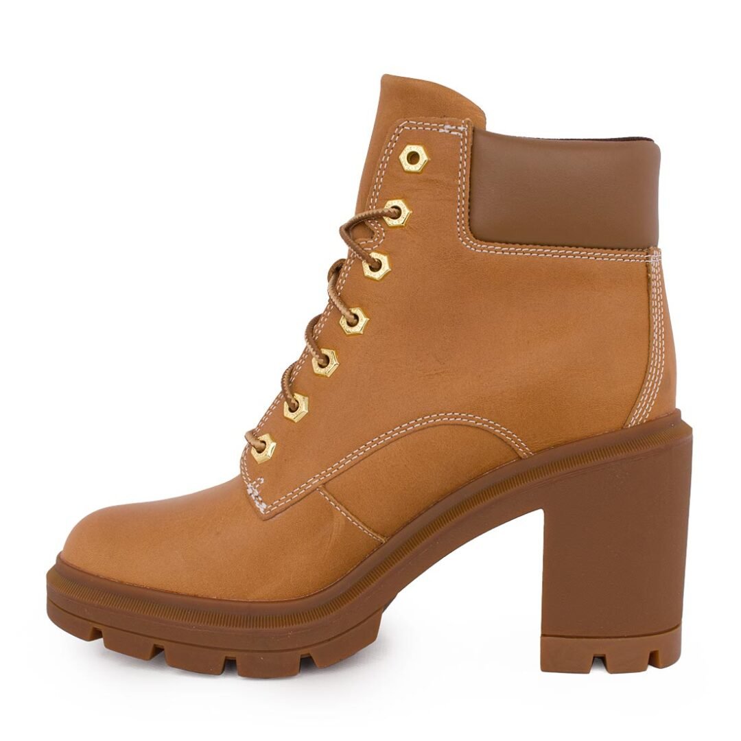 TIMBERLAND ΓΥΝΑΙΚΕΙΑ ΔΕΡΜΑΤΙΝΑ ΜΠΟΤΑΚΙΑ ΜΕ ΤΑΚΟΥΝΙ ALLINGTON HEIGHTS MID LACE UP A2CKC EN11 WHEAT FULL GRAIN - Image 3