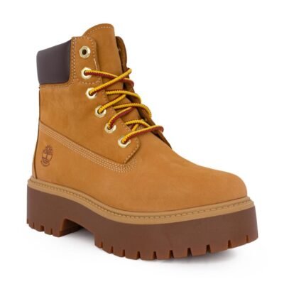 TIMBERLAND ΓΥΝΑΙΚΕΙΑ ΔΕΡΜΑΤΙΝΑ ΑΡΒΥΛΑΚΙΑ STONE STREET 6' LACE UP WATERPROOF BOOT A5RJD 2311 WHEAT - Image 2