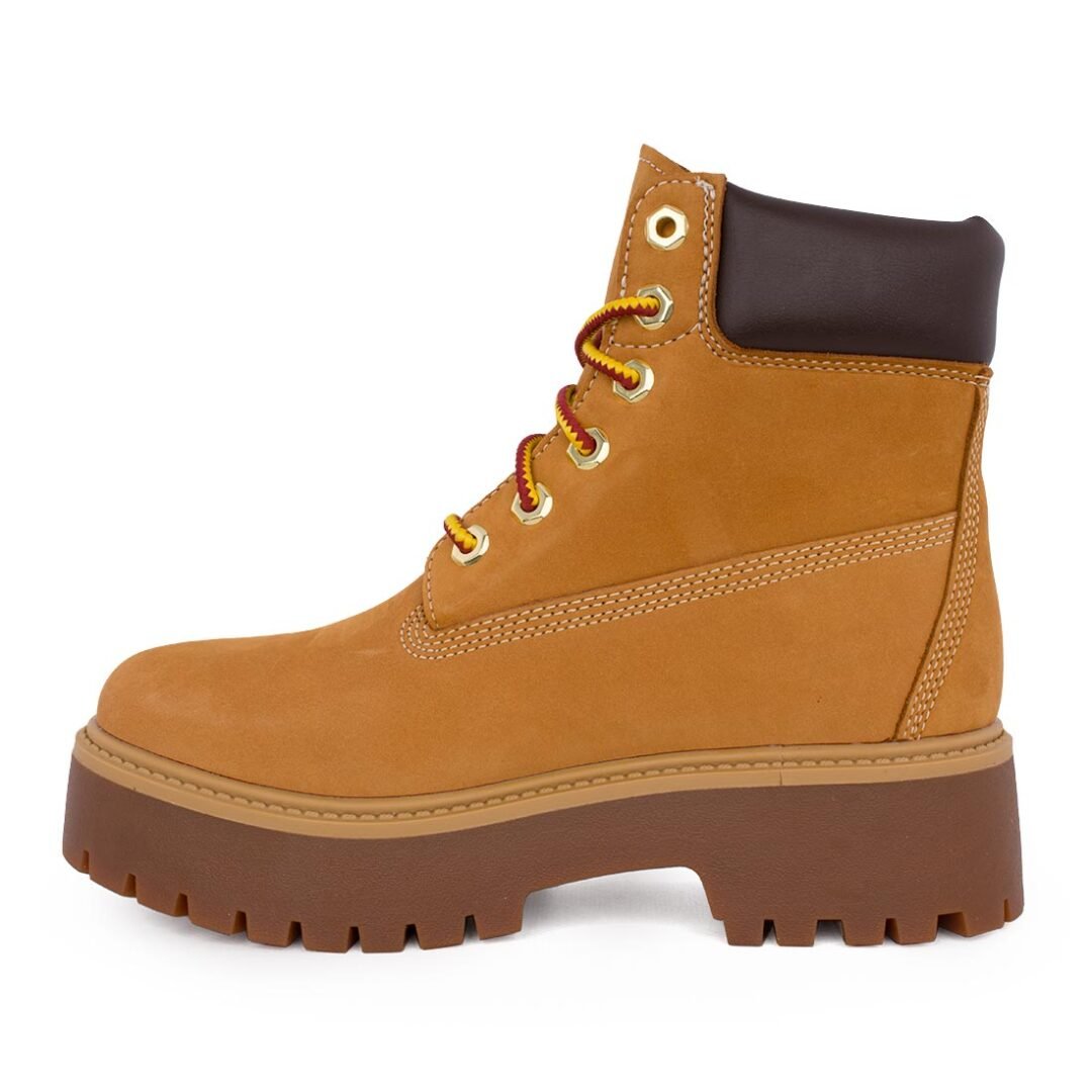 TIMBERLAND ΓΥΝΑΙΚΕΙΑ ΔΕΡΜΑΤΙΝΑ ΑΡΒΥΛΑΚΙΑ STONE STREET 6' LACE UP WATERPROOF BOOT A5RJD 2311 WHEAT - Image 3