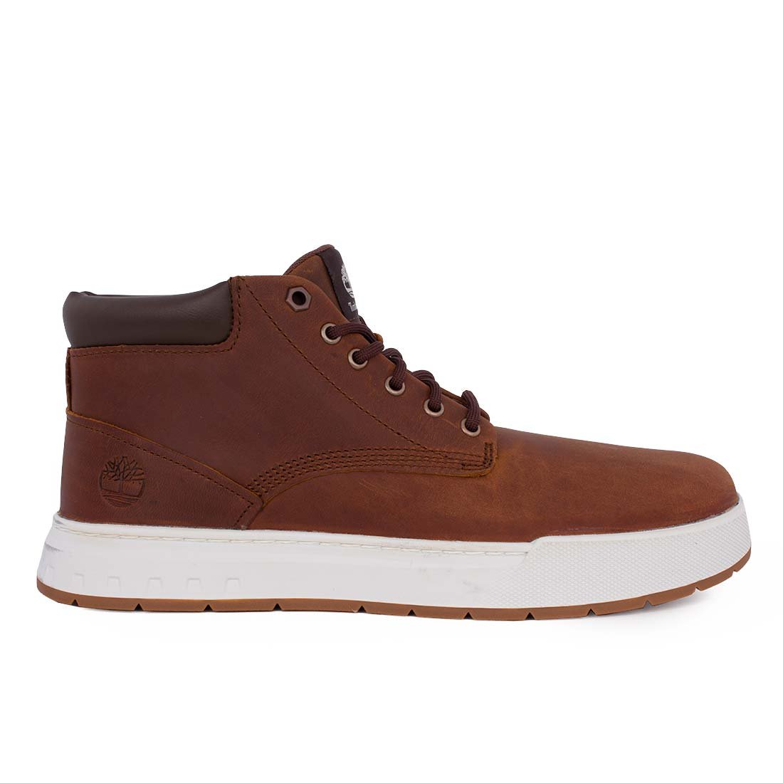 TIMBERLAND ΑΝΔΡΙΚΑ ΔΕΡΜΑΤΙΝΑ ΜΠΟΤΑΚΙΑ MAPLE GROVE MID LACE UP A297Q 3581 MEDIUM BROWN