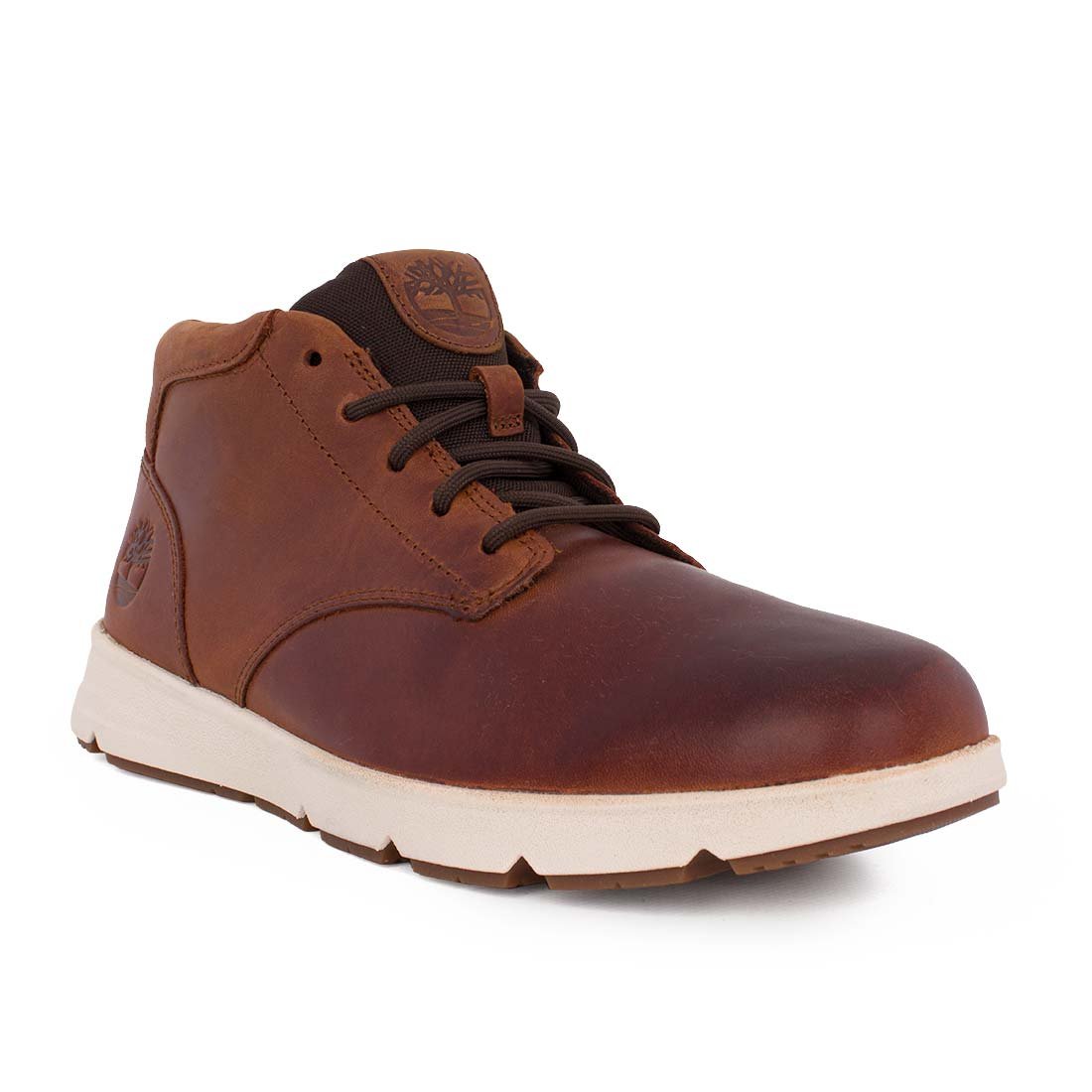 TIMBERLAND ΑΝΔΡΙΚΑ ΔΕΡΜΑΤΙΝΑ ΜΠΟΤΑΚΙΑ PARKER STREET MID LACE UP A6C7T EM61 RUST FULL GRAIN - Image 2