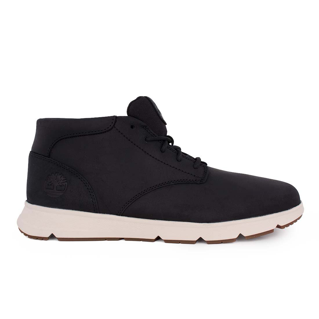 TIMBERLAND ΑΝΔΡΙΚΑ ΔΕΡΜΑΤΙΝΑ ΜΠΟΤΑΚΙΑ PARKER STREET MID LACE UP A6C7T W021 BLACK