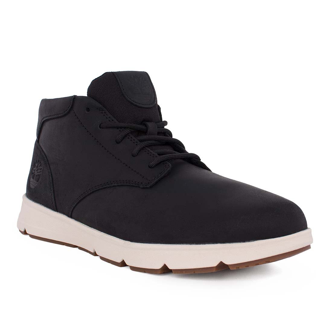 TIMBERLAND ΑΝΔΡΙΚΑ ΔΕΡΜΑΤΙΝΑ ΜΠΟΤΑΚΙΑ PARKER STREET MID LACE UP A6C7T W021 BLACK - Image 2