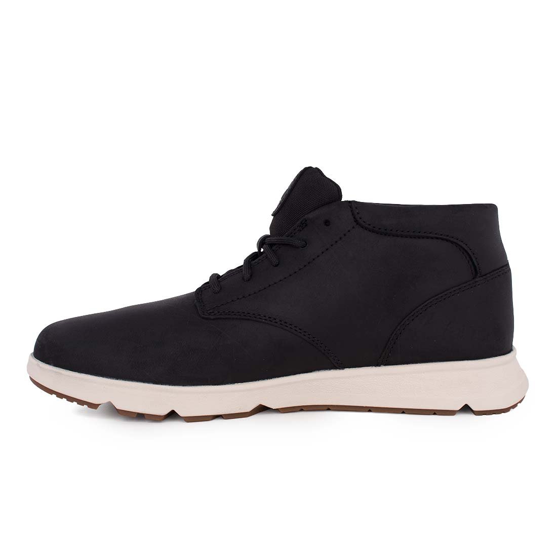 TIMBERLAND ΑΝΔΡΙΚΑ ΔΕΡΜΑΤΙΝΑ ΜΠΟΤΑΚΙΑ PARKER STREET MID LACE UP A6C7T W021 BLACK - Image 3