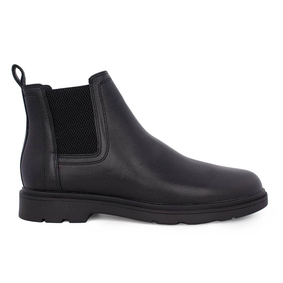 GEOX ΑΝΔΡΙΚΑ ΔΕΡΜΑΤΙΝΑ CHELSEA ΜΠΟΤΑΚΙΑ U SPHERICA EC1 C BLACK