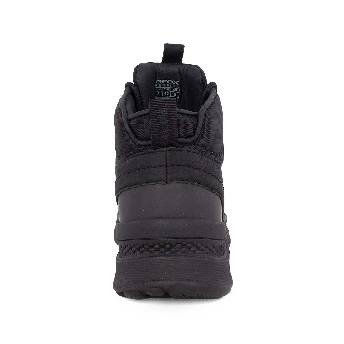 GEOX ΑΝΔΡΙΚΑ ΔΕΡΜΑΤΙΝΑ ΑΔΙΑΒΡΟΧΑ ΜΠΟΤΑΚΙΑ U SPHERICA ACTIF X2 B ABX C BLACK - Image 4