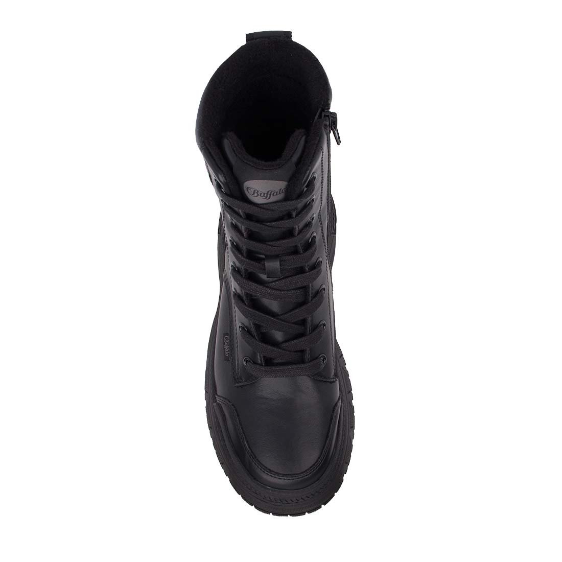 BUFFALO ΓΥΝΑΙΚΕΙΑ ΜΠΟΤΑΚΙΑ FUSION LACE UP MID BLACK - Image 6