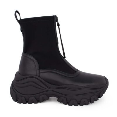 BUFFALO ΓΥΝΑΙΚΕΙΑ ΜΠΟΤΑΚΙΑ LOLA FRONT ZIP BLACK