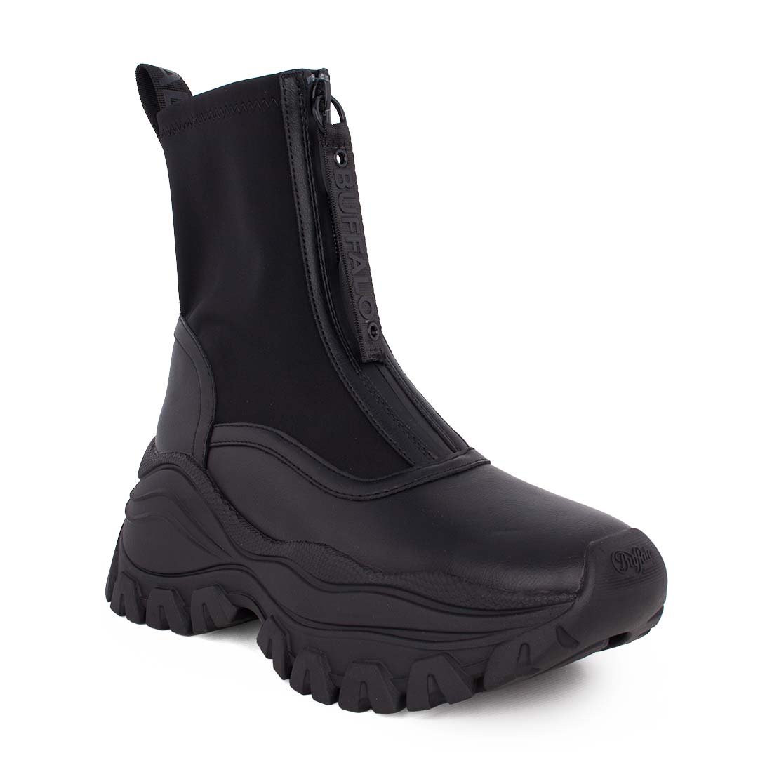 BUFFALO ΓΥΝΑΙΚΕΙΑ ΜΠΟΤΑΚΙΑ LOLA FRONT ZIP BLACK - Image 2