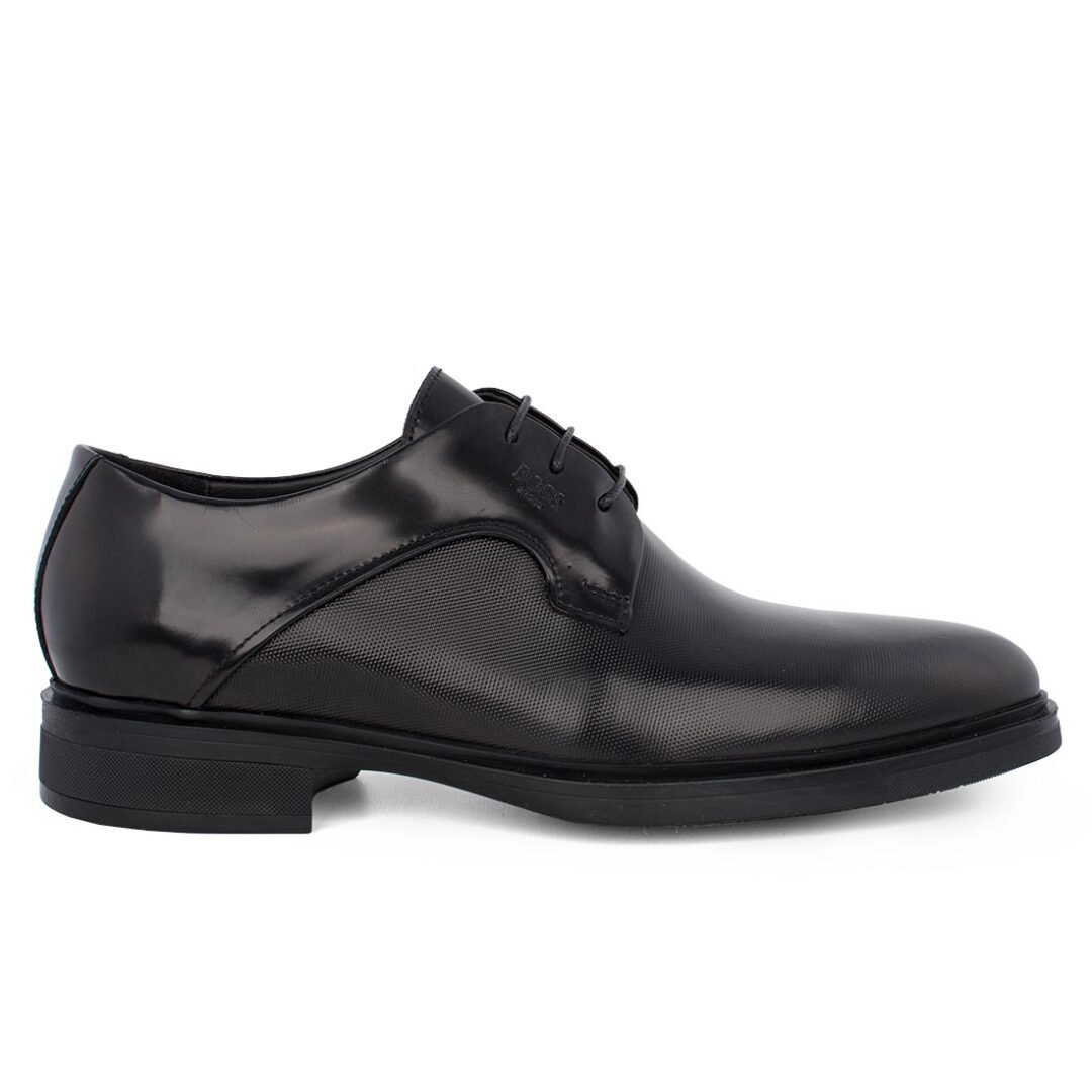 BOSS SHOES ΑΝΔΡΙΚΑ ΔΕΡΜΑΤΙΝΑ ΚΛΑΣΙΚΑ ΠΑΠΟΥΤΣΙΑ C7786 BLACK POINT