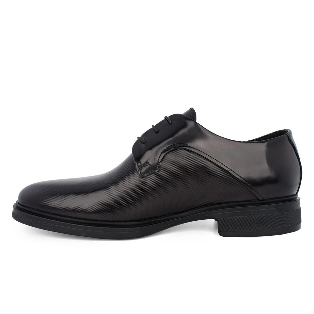 BOSS SHOES ΑΝΔΡΙΚΑ ΔΕΡΜΑΤΙΝΑ ΚΛΑΣΙΚΑ ΠΑΠΟΥΤΣΙΑ C7786 BLACK POINT - Image 3