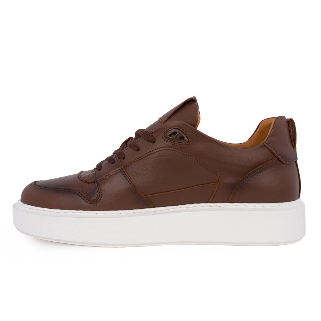 BOSS SHOES ΑΝΔΡΙΚΑ ΔΕΡΜΑΤΙΝΑ SNEAKERS C6928 CARAMELO BURN - Image 3