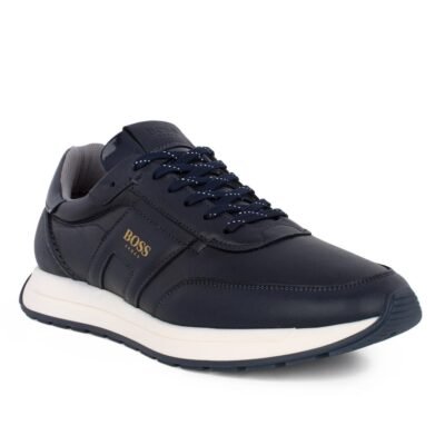 BOSS SHOES ΑΝΔΡΙΚΑ ΔΕΡΜΑΤΙΝΑ SNEAKERS CD321 BLUE VAPOR - Image 2