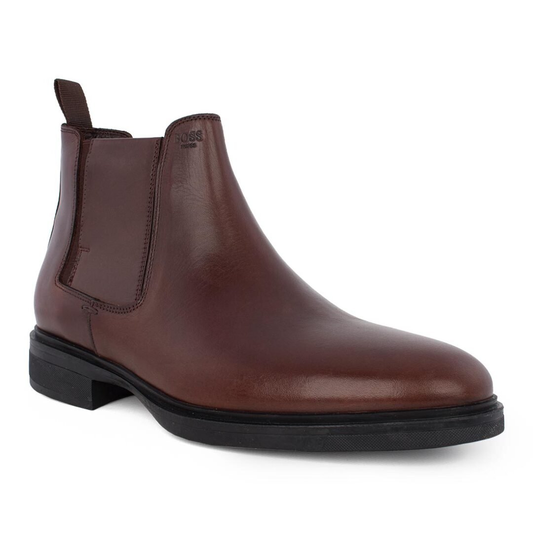 BOSS SHOES ΑΝΔΡΙΚΑ ΔΕΡΜΑΤΙΝΑ ΜΠΟΤΑΚΙΑ C7873 BROWN AKDOR - Image 2