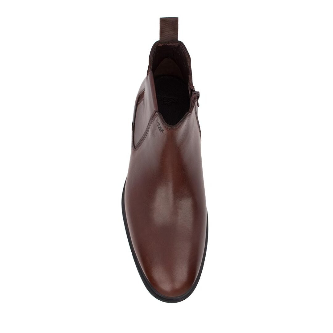 BOSS SHOES ΑΝΔΡΙΚΑ ΔΕΡΜΑΤΙΝΑ ΜΠΟΤΑΚΙΑ C7873 BROWN AKDOR - Image 5