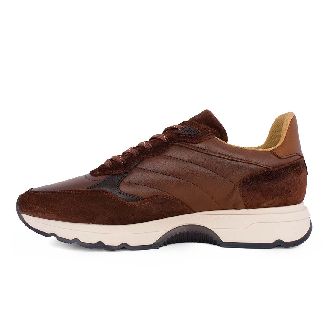 BOSS SHOES ΑΝΔΡΙΚΑ ΔΕΡΜΑΤΙΝΑ SNEAKERS CD221 COGNAC RENNA - Image 3