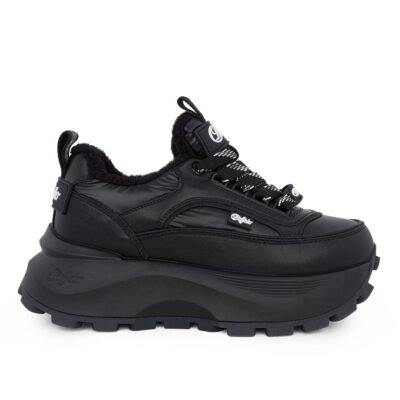 BUFFALO ΓΥΝΑΙΚΕΙΑ SNEAKERS MANHATTEN WNTR LO BLACK