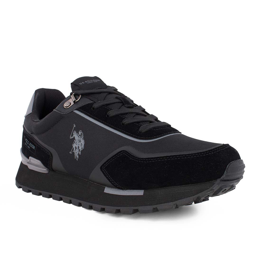 US POLO ΑΝΔΡΙΚΑ SNEAKERS ARON009 BLACK - Image 2