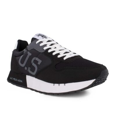 US POLO ΑΝΔΡΙΚΑ SNEAKERS JAKE002 BLACK - Image 2