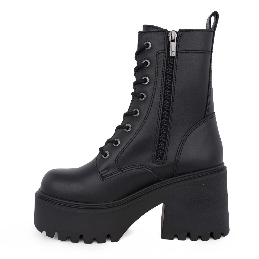 WINDSOR SMITH ΓΥΝΑΙΚΕΙΑ ΔΕΡΜΑΤΙΝΑ ΑΡΒΥΛΑΚΙΑ TOTALLY BOOTIES BLACK - Image 3