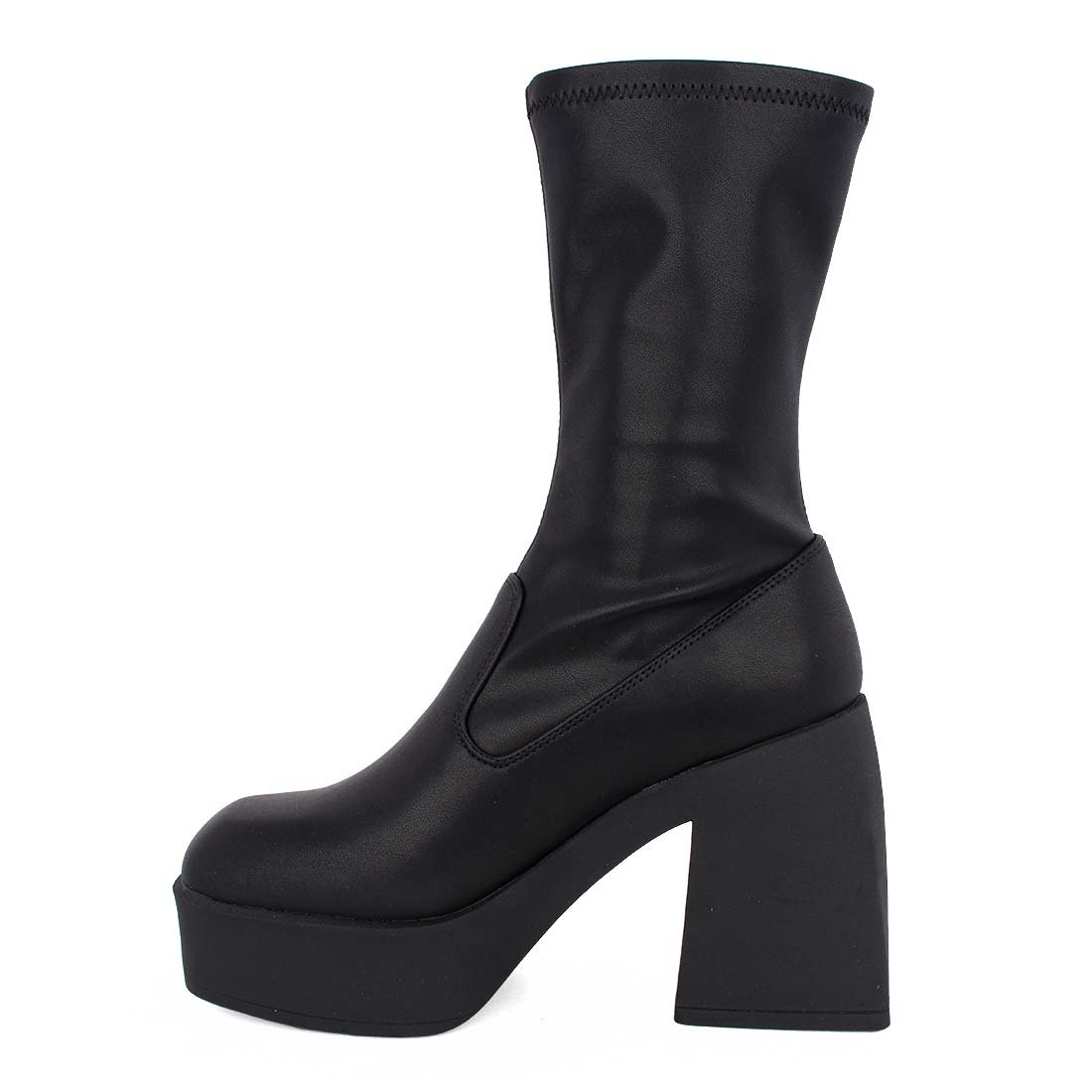 WINDSOR SMITH ΓΥΝΑΙΚΕΙΕΣ ΔΕΡΜΑΤΙΝΕΣ ΜΠΟΤΕΣ BADDEST BOOTIES BLACK - Image 3