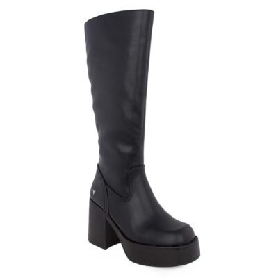 WINDSOR SMITH ΓΥΝΑΙΚΕΙΕΣ ΔΕΡΜΑΤΙΝΕΣ ΜΠΟΤΕΣ NICHE BOOTS BLACK - Image 2