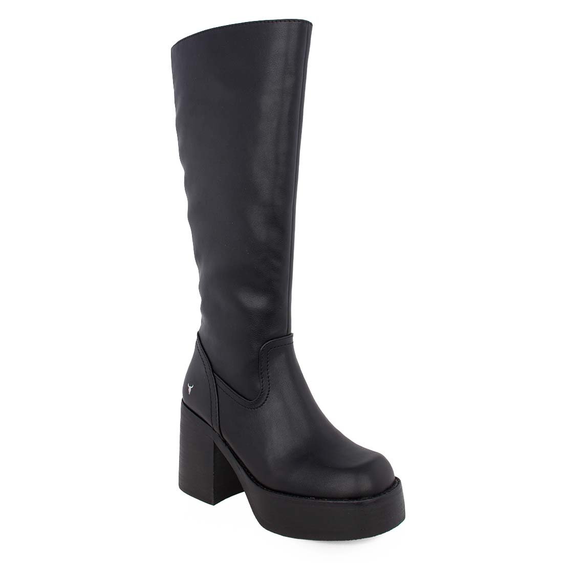 WINDSOR SMITH ΓΥΝΑΙΚΕΙΕΣ ΔΕΡΜΑΤΙΝΕΣ ΜΠΟΤΕΣ NICHE BOOTS BLACK - Image 2