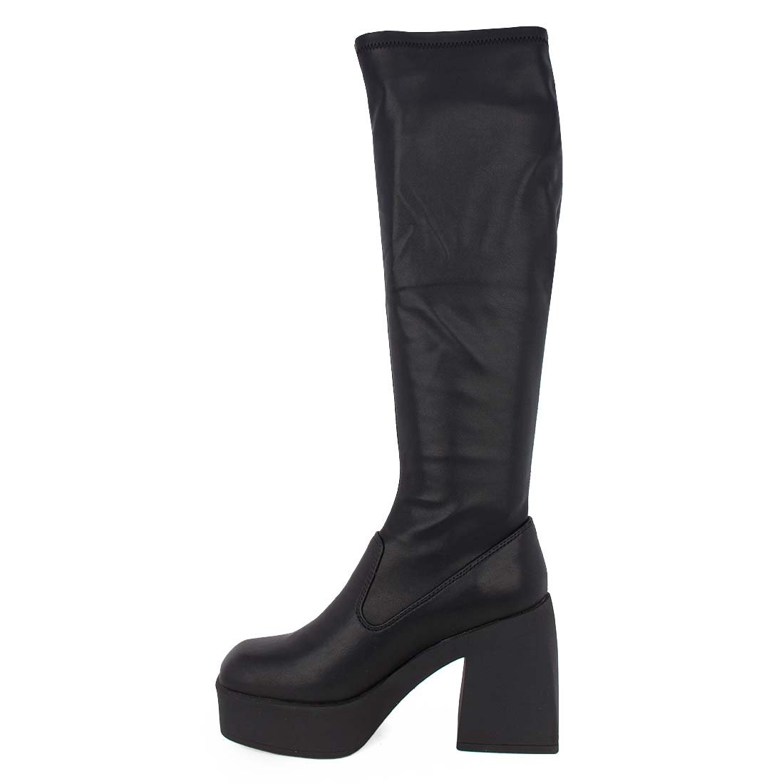 WINDSOR SMITH ΓΥΝΑΙΚΕΙΕΣ ΔΕΡΜΑΤΙΝΕΣ ΜΠΟΤΕΣ BADGIRLS BOOTIES BLACK - Image 3