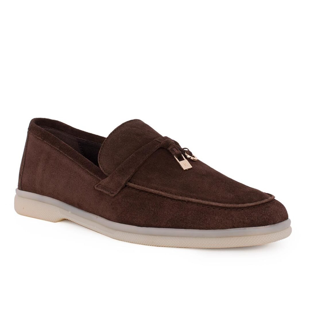 KOMIS & KOMIS ΓΥΝΑΙΚΕΙΑ ΔΕΡΜΑΤΙΝΑ LOAFERS C500 EBANO SUEDE - Image 2