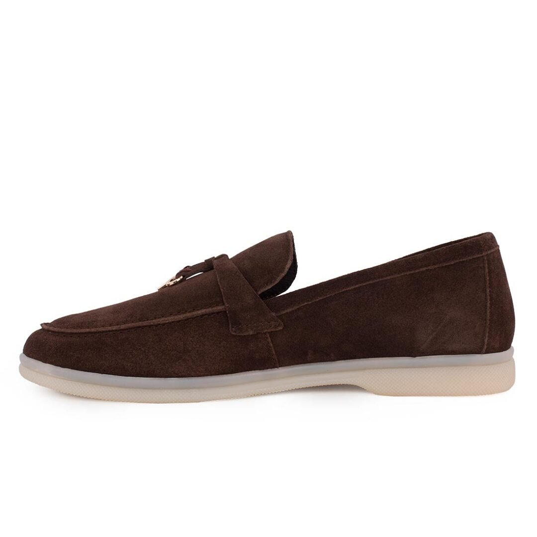 KOMIS & KOMIS ΓΥΝΑΙΚΕΙΑ ΔΕΡΜΑΤΙΝΑ LOAFERS C500 EBANO SUEDE - Image 3