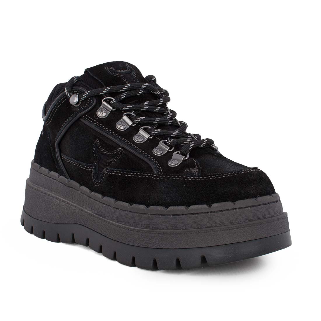 WINDSOR SMITH ΓΥΝΑΙΚΕΙΑ ΔΕΡΜΑΤΙΝΑ SNEAKERS ULTIMATUM SUEDE SNEAKERS BLACK - Image 2