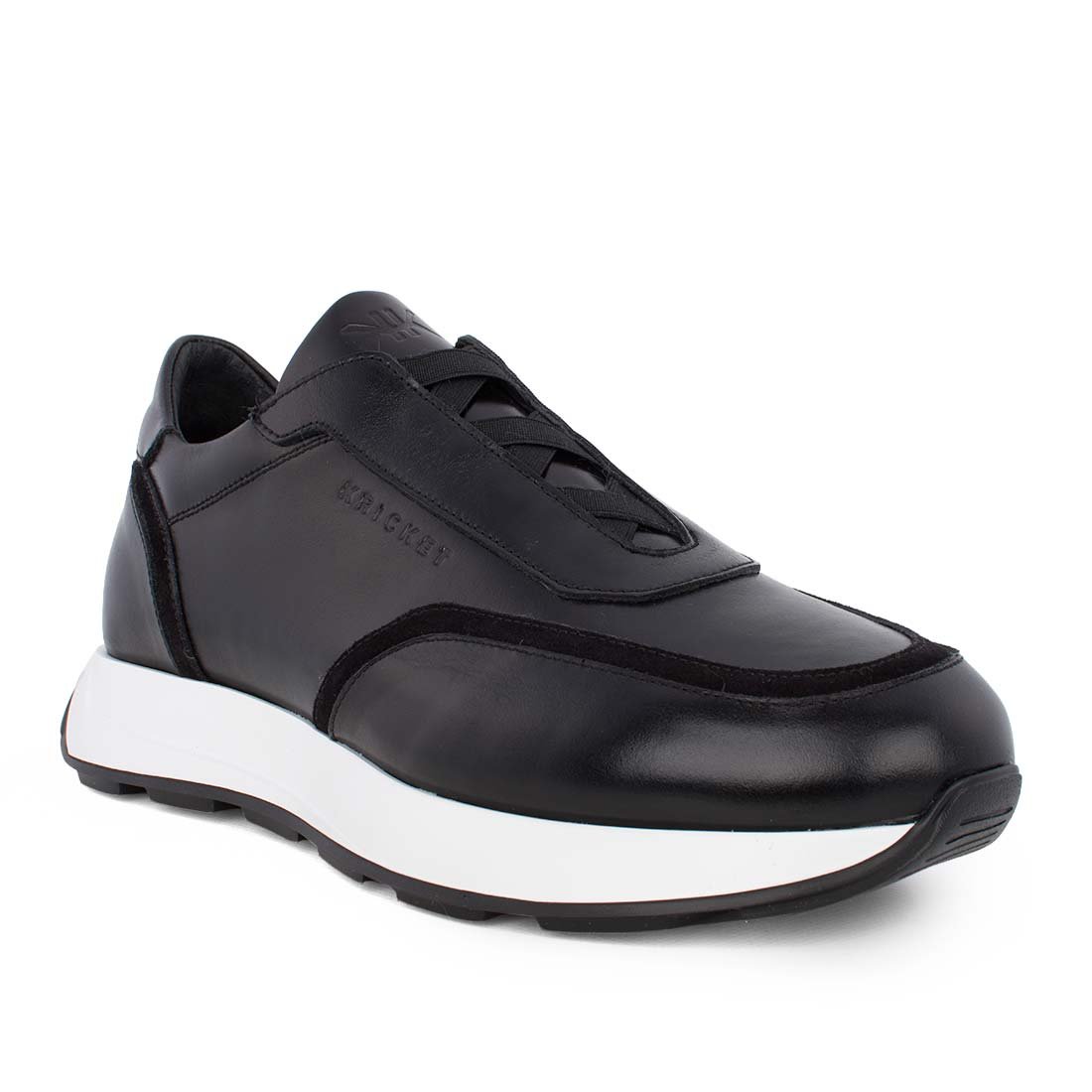 KRICKET SHOES ΑΝΔΡΙΚΑ ΔΕΡΜΑΤΙΝΑ XLight SNEAKERS 25X-3028-1 BLACK - Image 2