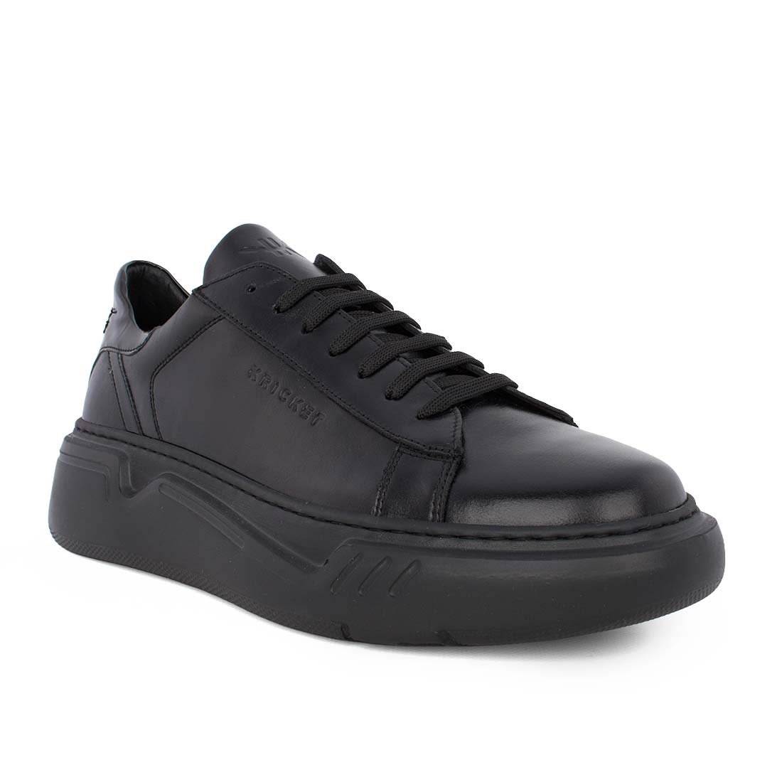 KRICKET SHOES ΑΝΔΡΙΚΑ ΔΕΡΜΑΤΙΝΑ XLight SNEAKERS 25X-4050B-1 BLACK - Image 2
