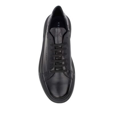 KRICKET SHOES ΑΝΔΡΙΚΑ ΔΕΡΜΑΤΙΝΑ XLight SNEAKERS 25X-4050B-1 BLACK - Image 5